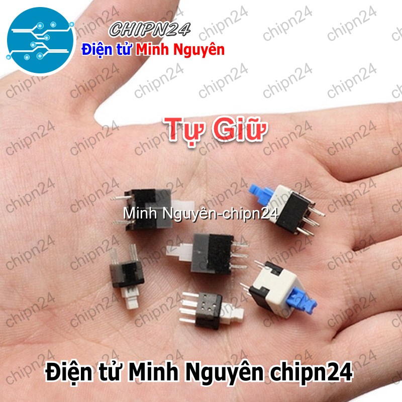 (F83) Nút nhấn 6 chân Tự Giữ (5.8x5.8mm/7x7mm/8x8mm/8.5x8.5mm) - [Chọn Loại] - HHH.00135