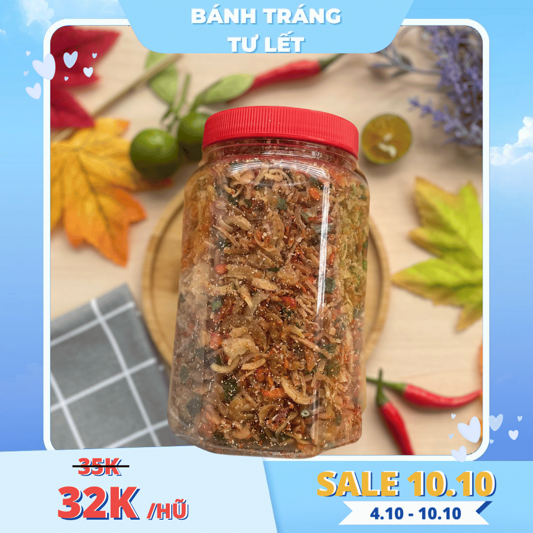 Hủ muối tép hành cay