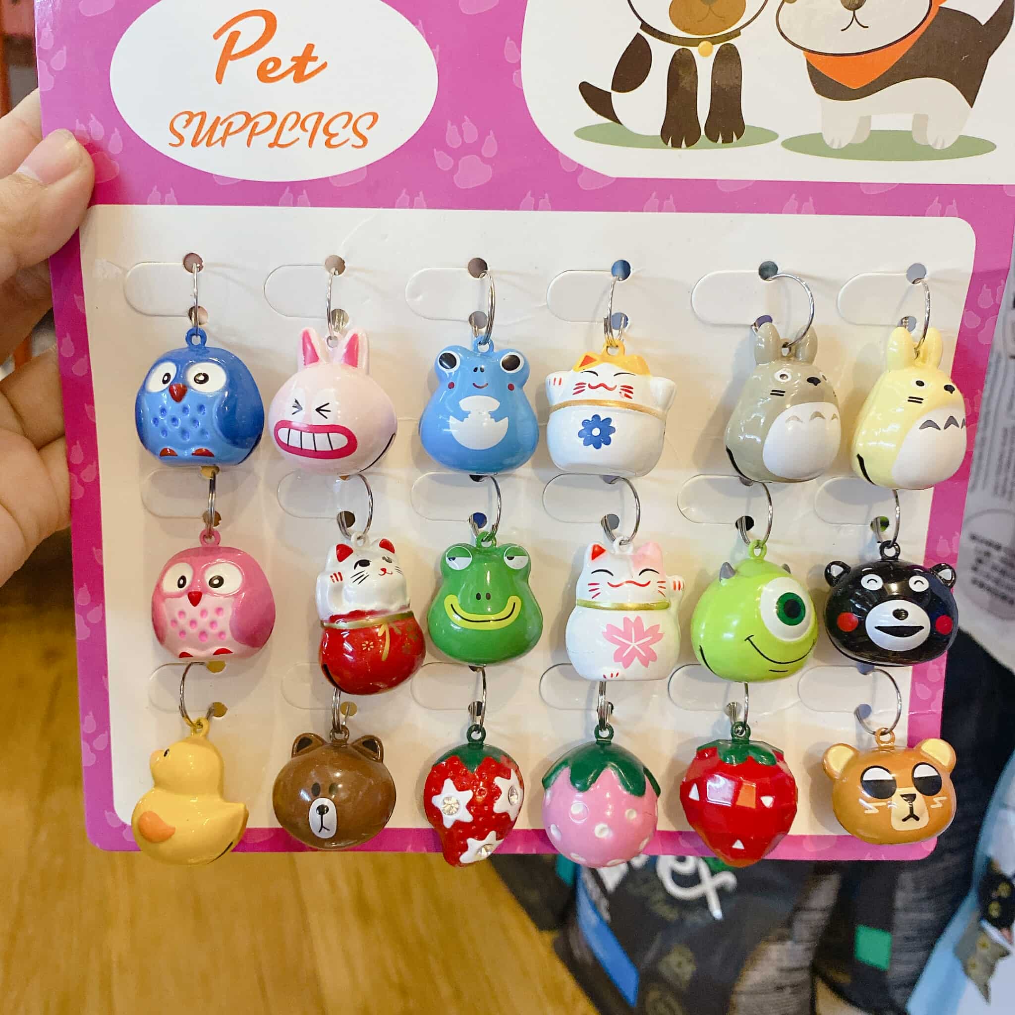 chuông thú cute size lớn (3-4cm) dành cho chó mèo - T3 PETS SHOP