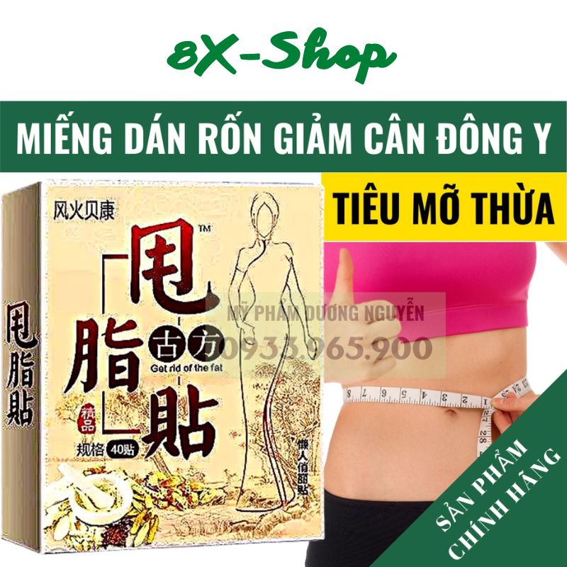 Miếng dán rốn giảm béo giảm cân đốt cháy mỡ thừa đông y hiệu quả