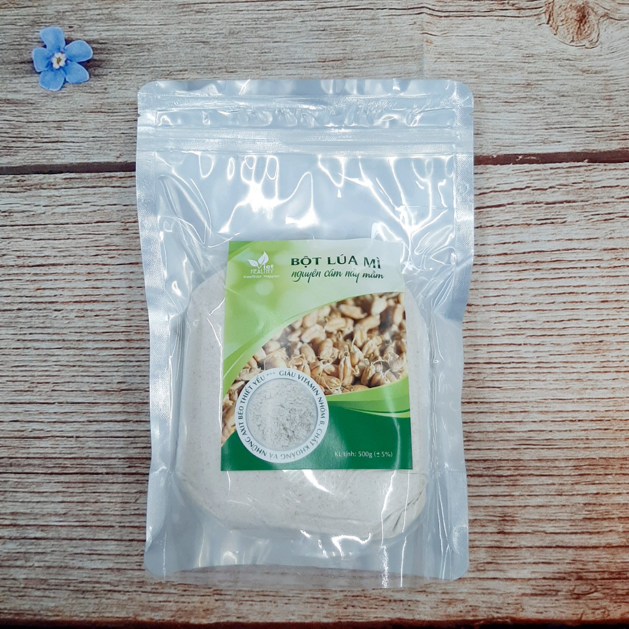 Bột lúa mì nguyên cám nảy mầm Viethealthy 500gr