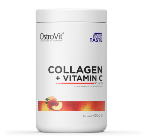 Ostrovit Hydrolyzed Collagen + Vitamin C - 400g Dạng Bột