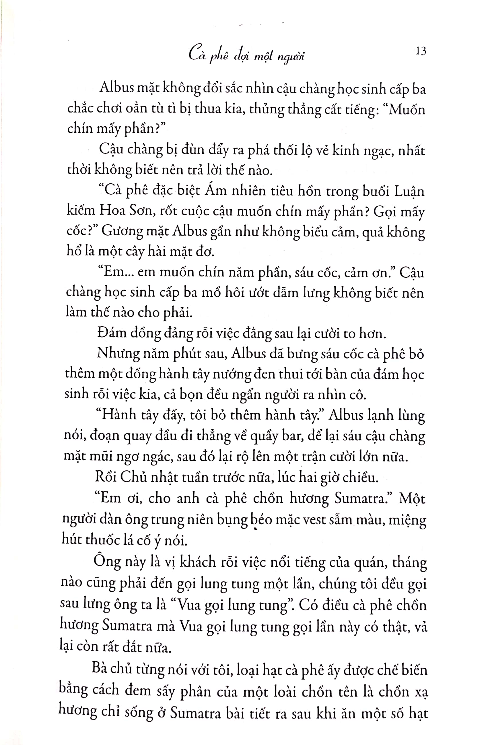 Sách Fahasa - Cà Phê Đợi Một Người (Tái Bản 2019)