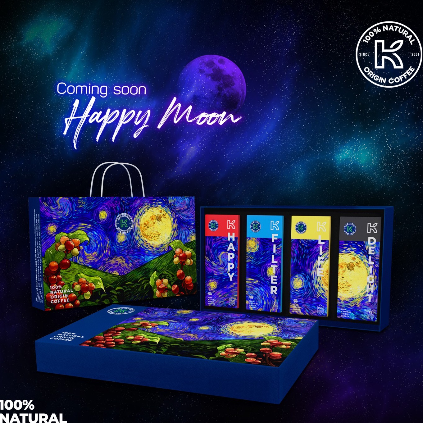 [HCM]Combo bộ cà phê quà biếu Happy Box