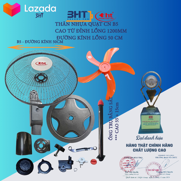 BỘ THÂN QUẠT LỠ B5 FULL LỒNG & CÁNH