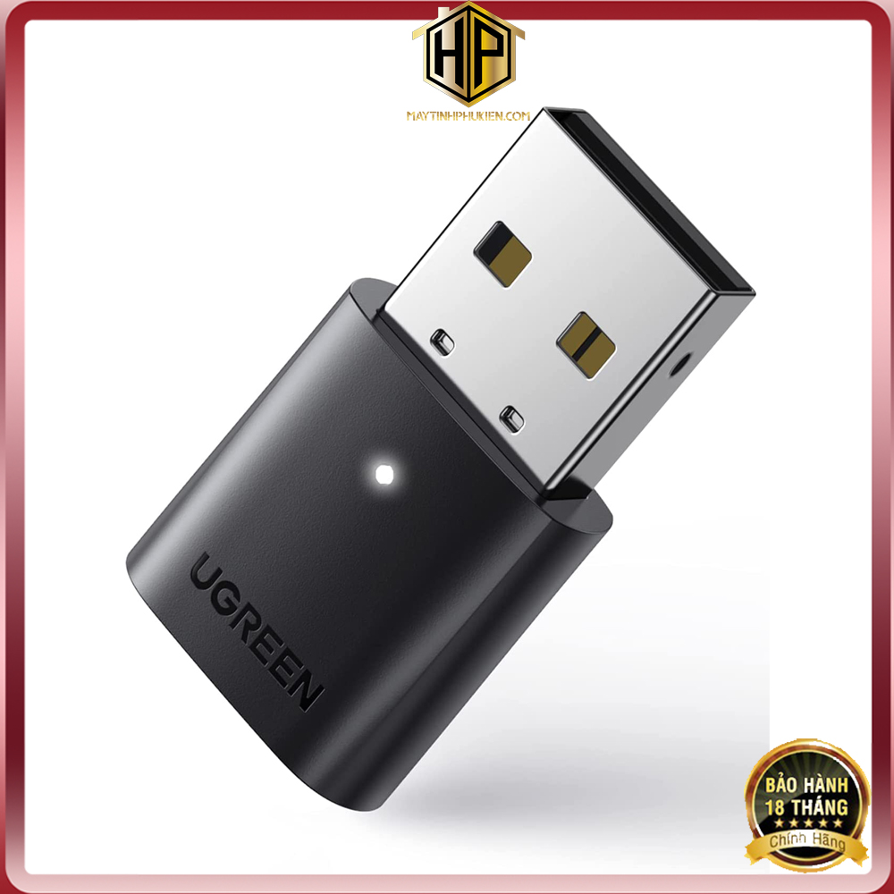 Ugreen 80889 - usb bluetooth 5.0 hỗ trợ nintendo switch, ps4 cao cấp