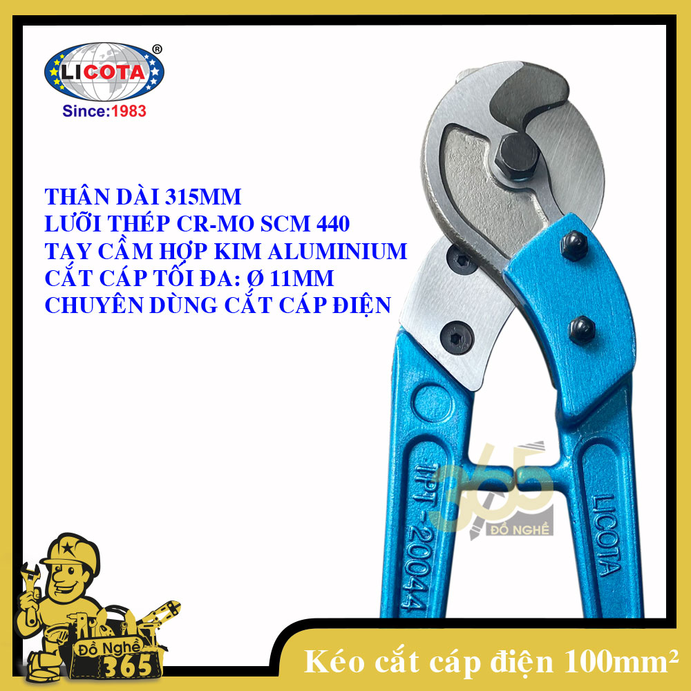 Kéo cắt dây cáp điện 100mm2 Licota