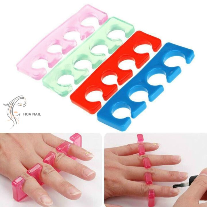 Kẹp tách ngón chân, tay silicon làm móng