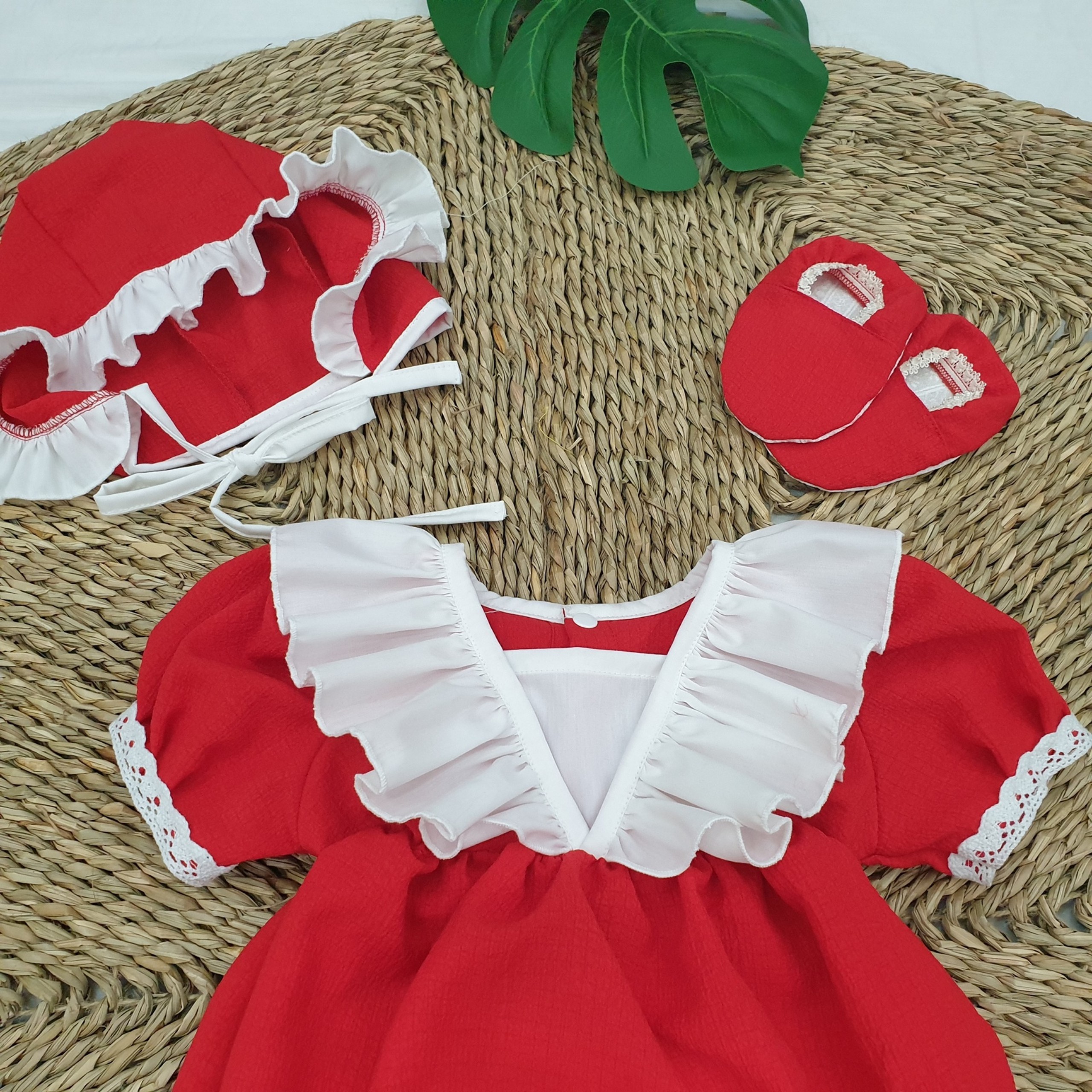 [HCM]BODY ĐỎ CHO BÉ GÁI SÉT  MÓN