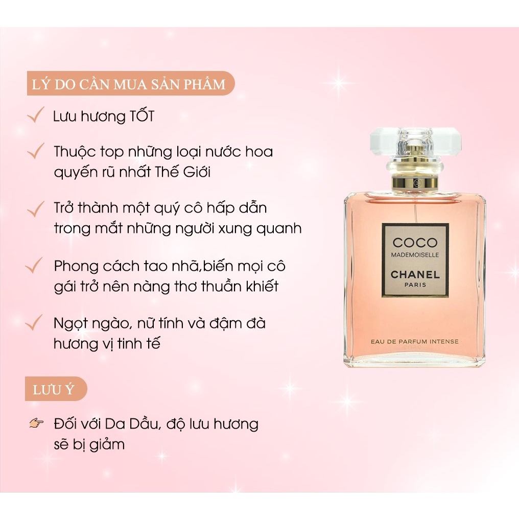 Nước Hoa nữ COCOO Màu Vàng 100ml dq6