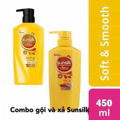 Bộ dầu gội và dầu xả Sunsilk Thái Lan 450ml (vàng)