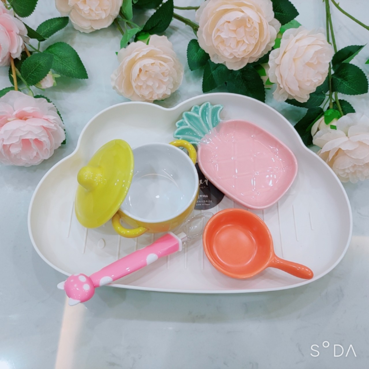 Set ăn dặm kiểu Nhật cho bé, dụng cụ ăn dặm xinh xắn
