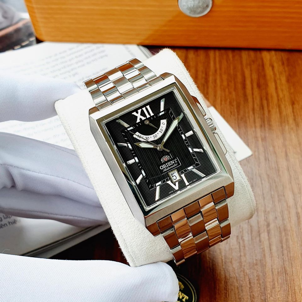 Đồng hồ nam mặt vuông Orient Automatic CFDAF002B - Cực độc đáo và lạ mắt