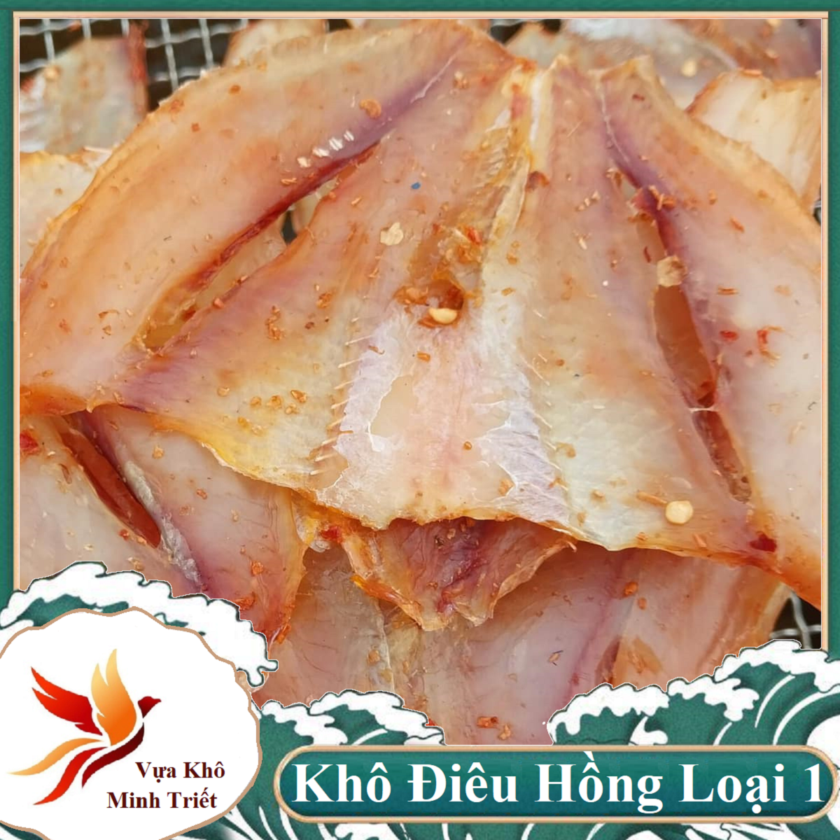 1kg khÔ cá điêu hồng loại 1-Khô cá diêu hồng phi lê 2 nắng - Đặc sản Đồng Tháp - Ship toàn quốc- Vựa Khô Minh Triết