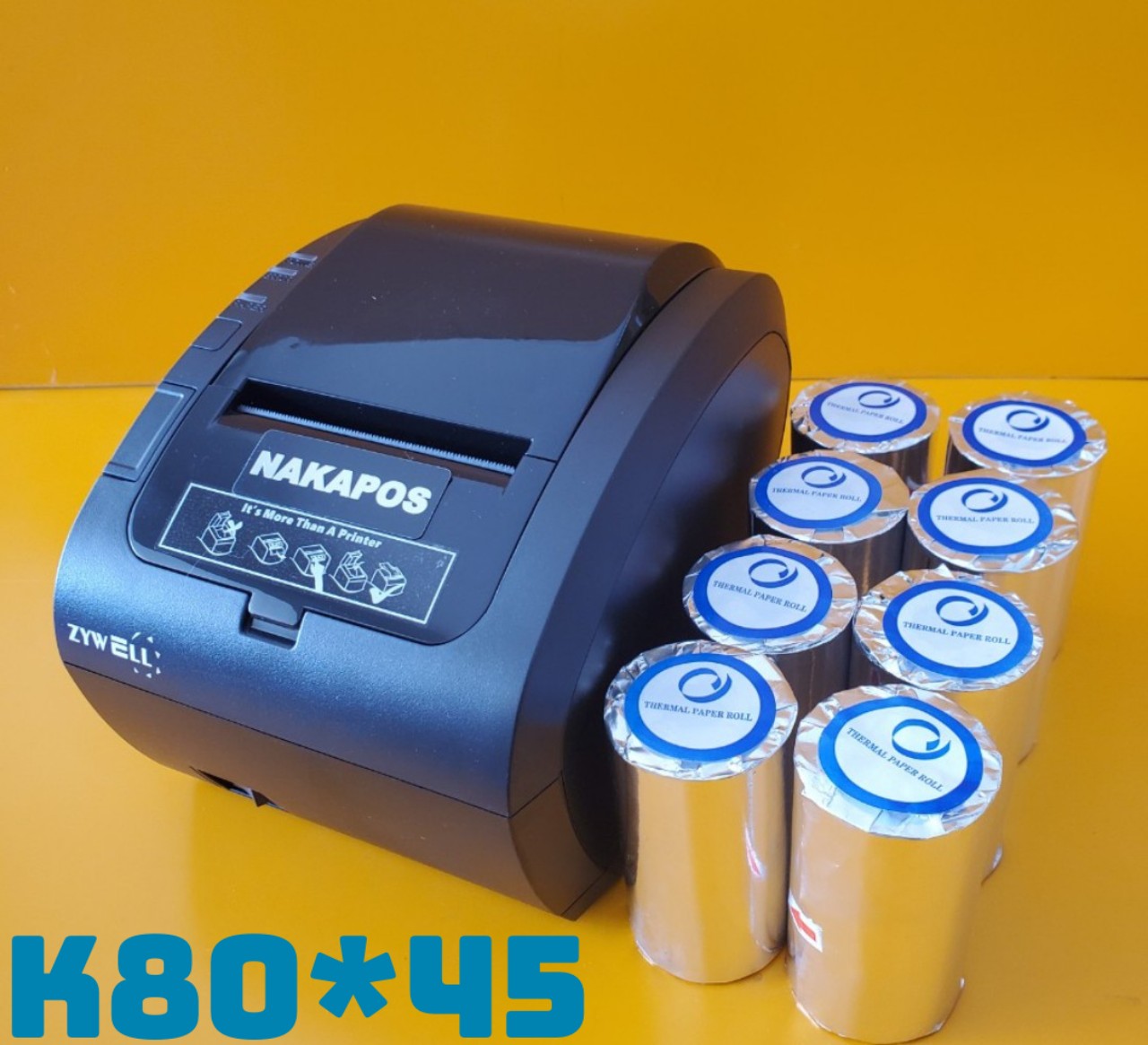 [THÙNG 50 CUỘN ] Giấy in bill K80x45mm Giấy in hoá đơn K80*45 Giấy in nhiệt giấy in đơn hàng [ THÙNG 50 CUỘN K80x45  ]