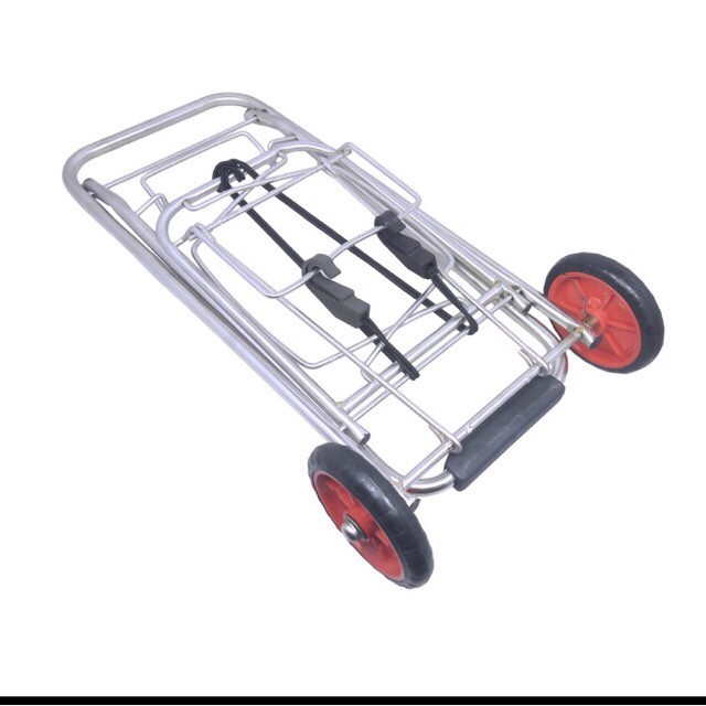 Xe kéo đi chợ inox gập gọn (không giỏ) 2 cỡ, cam kết hàng đúng mô tả, chất lượng đảm bảo an toàn cho sức khỏe người tiêu dùng