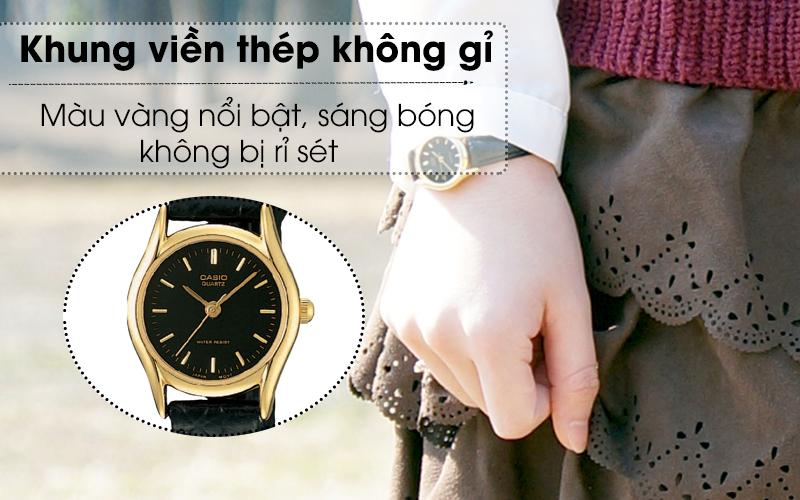 Đồng hồ nữ dây da Casio LTP-1094Q-1ARDF
