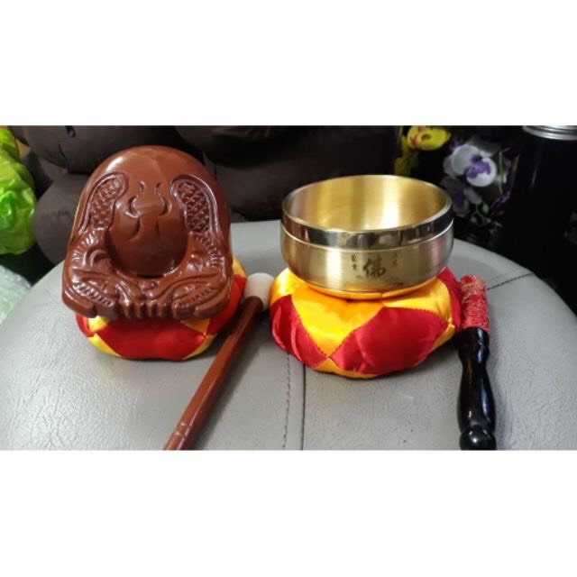 Bộ chuông mõ ( Chuông vàng và mõ Đài Loan)