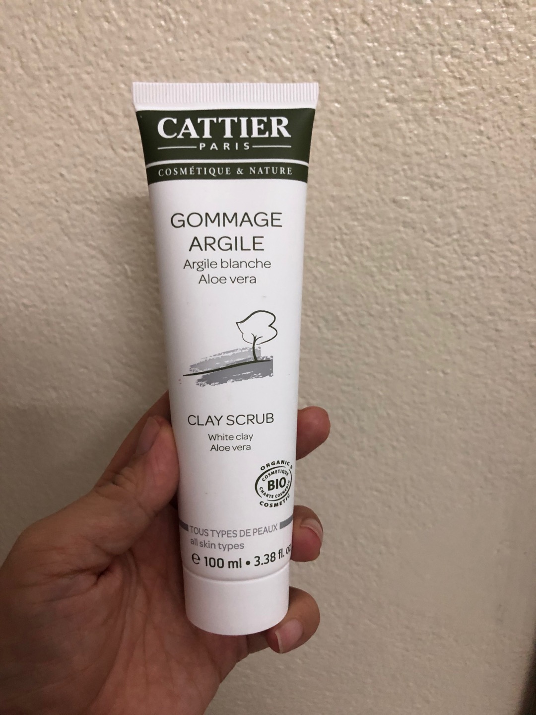 Clay Scrub Cattier - Tẩy Tế Bào Chết Đất Sét (Màu Xám) 100ml