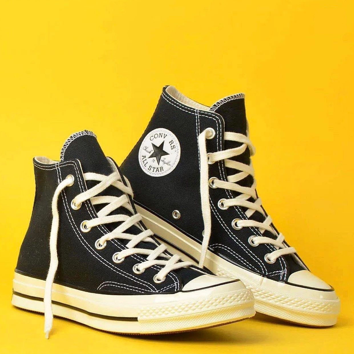 Giày Converse Chuck 1970s cao cổ màu đen ( Tặng túi cv + bill + tất)