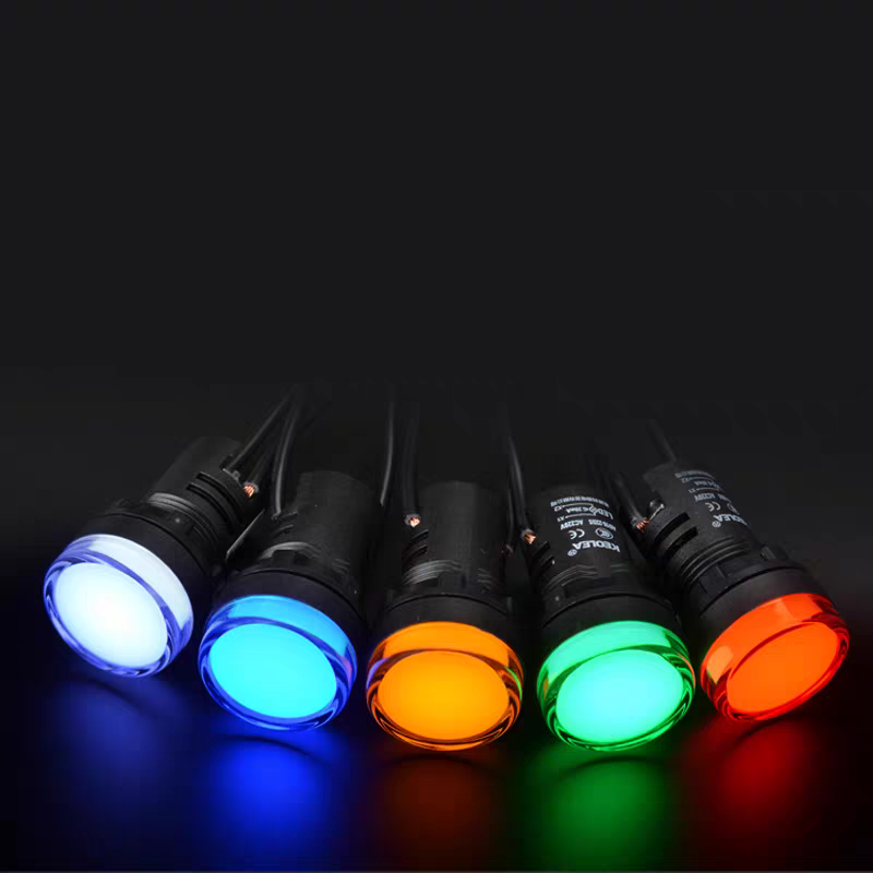 Đèn báo pha - báo nguồn - Phi 22mm- Điện áp 24V-220V