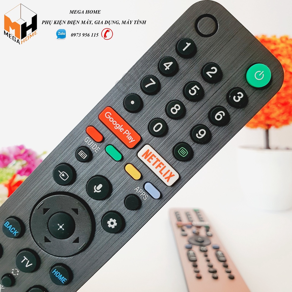 Điều khiển remote giọng nói tivi For sony smart (hàng mới 100)