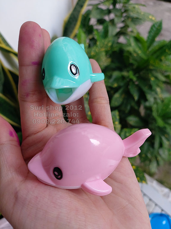 01 Chuốt bút chì hình cá heo dễ thương