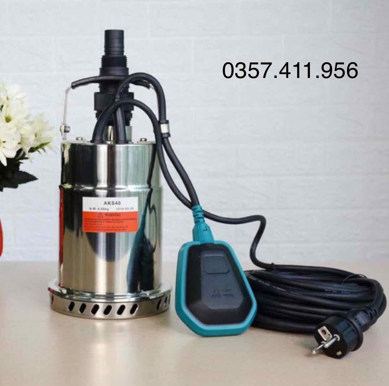 máy bơm tõm bơm chìm hút nước thải hiệu LEOPOLO 750w chân thấp - AKS -750w