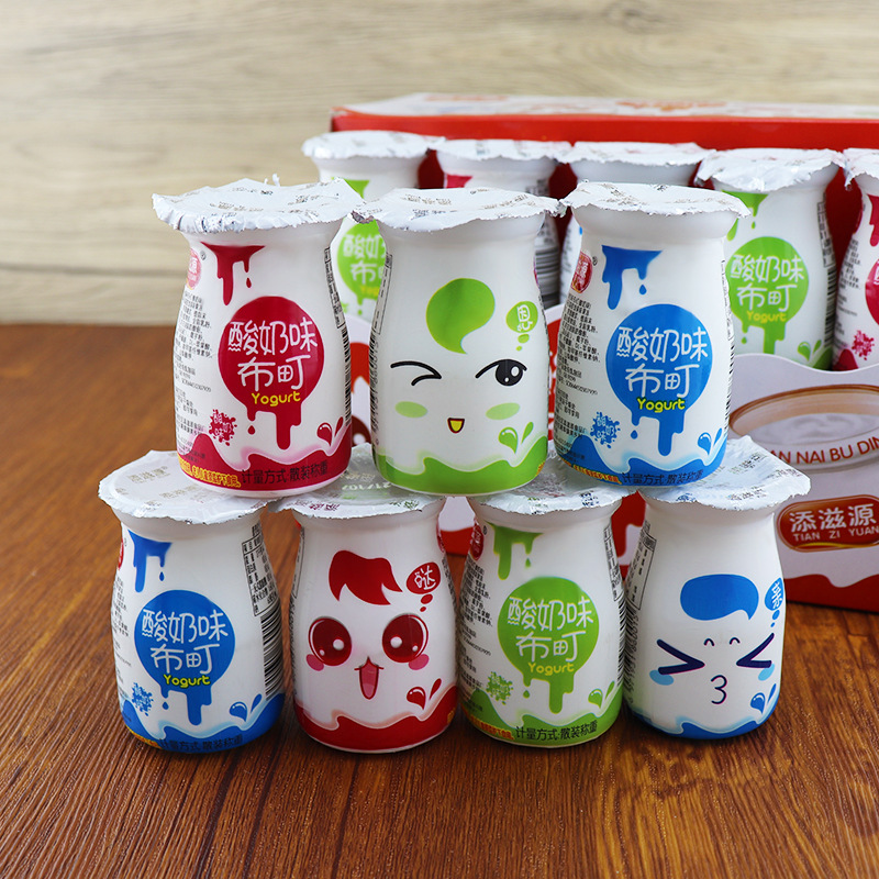[ Sẵn hàng ] Combo 20 HỘP THẠCH SỮA CHUA PUDDING/ thạch sữa chua hoa quả thơm ngon ăn đã nghiền