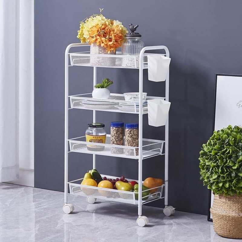 4-Tier Spa Cart with Mesh Tray