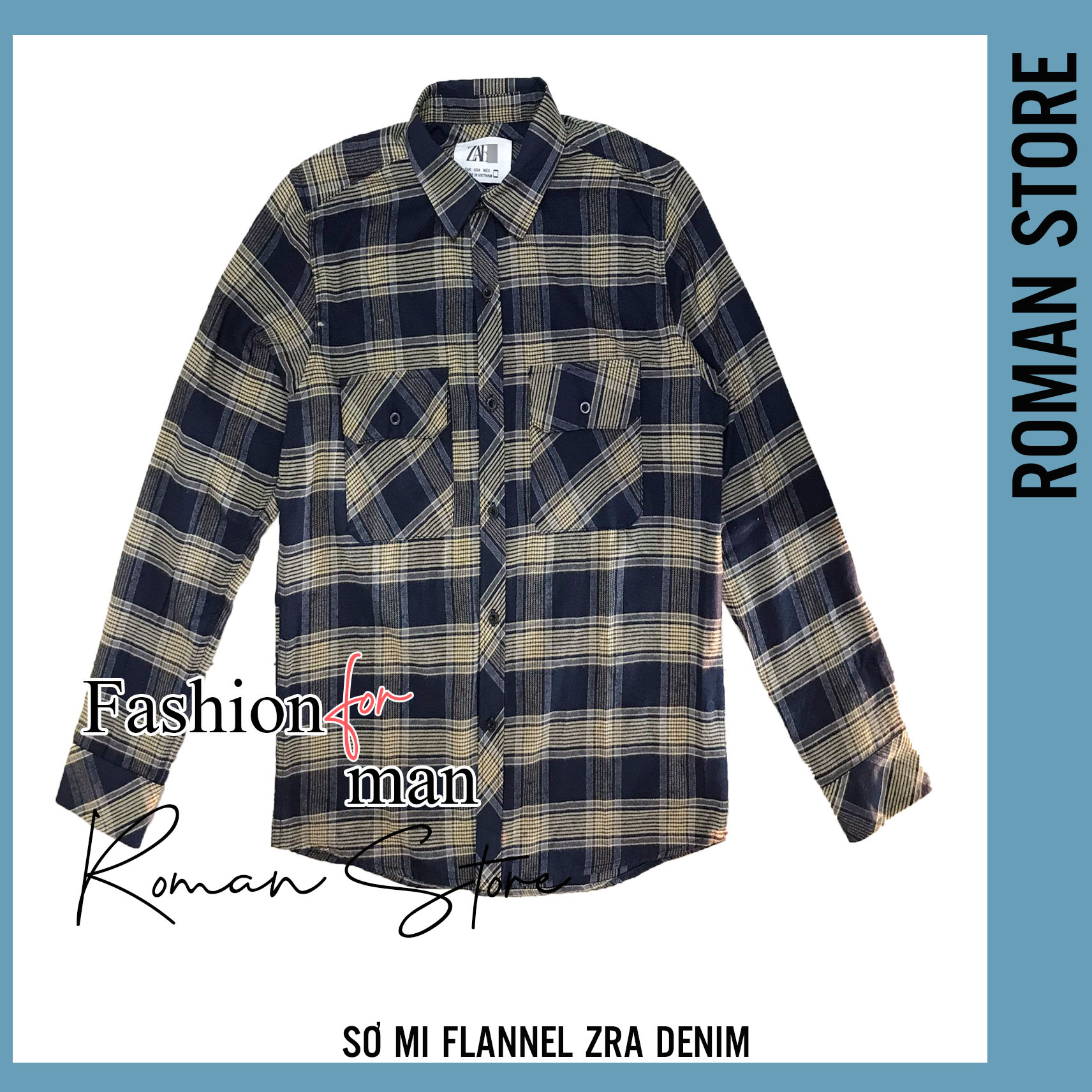 Sơ mi Flannel DEMIN CAO CẤP