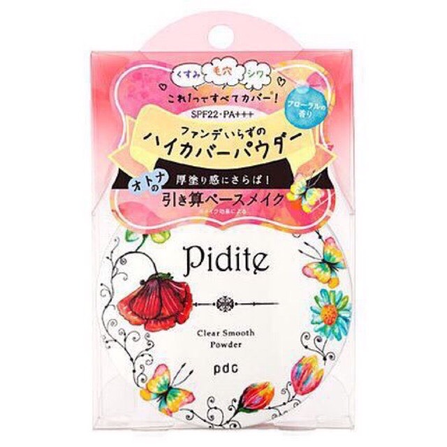 Phấn phủ PDC Pidite Clear Smooth Powder SPF 22PA+++ Nhật Bản