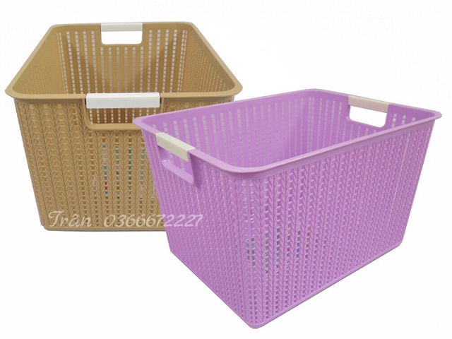Rổ Đan Không Nắp Size Trung( Size Đại& Nhỏ Khách Ib Shop Gửi Link)
