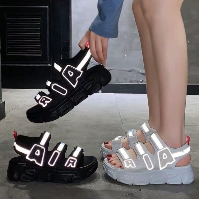Sandal nữ 3 quai phản quang mới