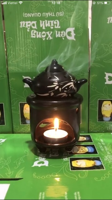 Nến bơ đốt xông đốt bồ kết