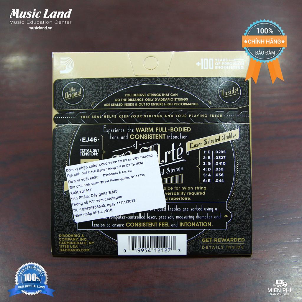 Dây Đàn Guitar Classic D'Addario EJ46 - Chính Hãng