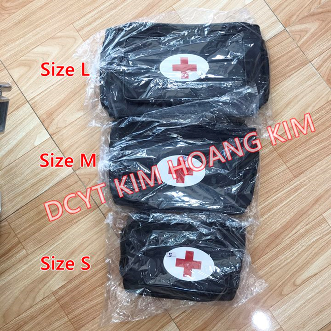 Túi cứu thương màu đen cỡ nhỏ size S (23cm x 15cm x 15cm)
