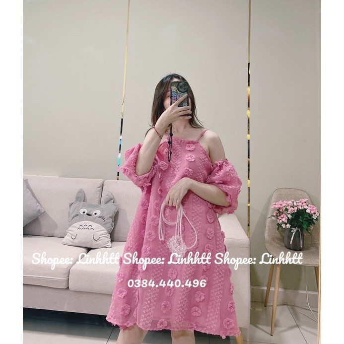 Đầm Trể Vai Cổ Yếm