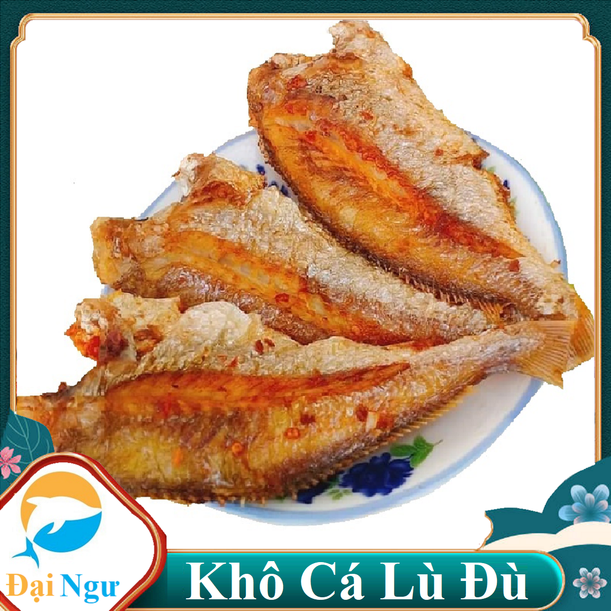 Khô cá lù đù, khô cá đù không đầu nhiều nắng loại vừa ăn-- đại ngư long th