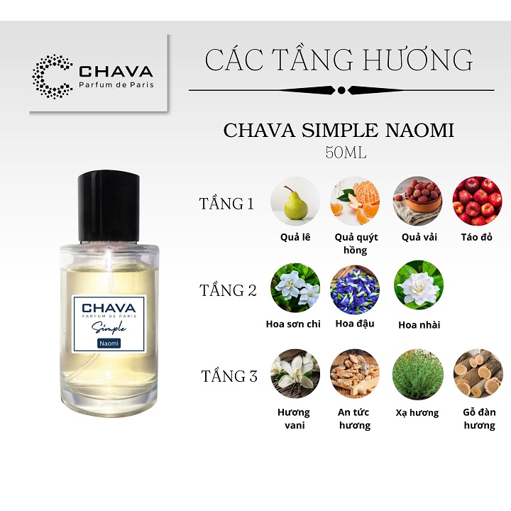 CHAVA - NƯỚC HOA NAOMI 50ML