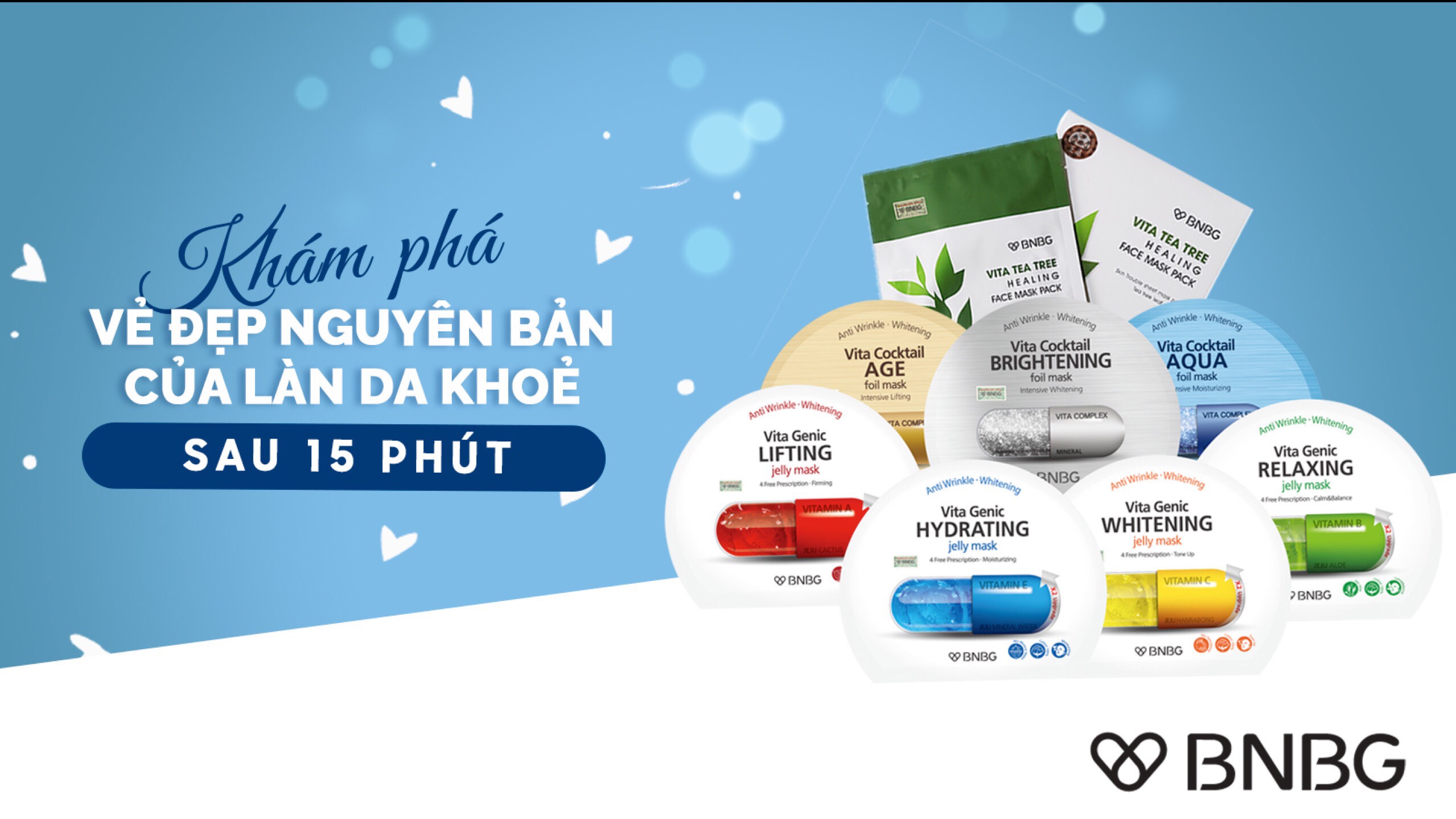 [HCM]Mặt Nạ BNBG Hàn Quốc - Vita Genic Mask 30ml