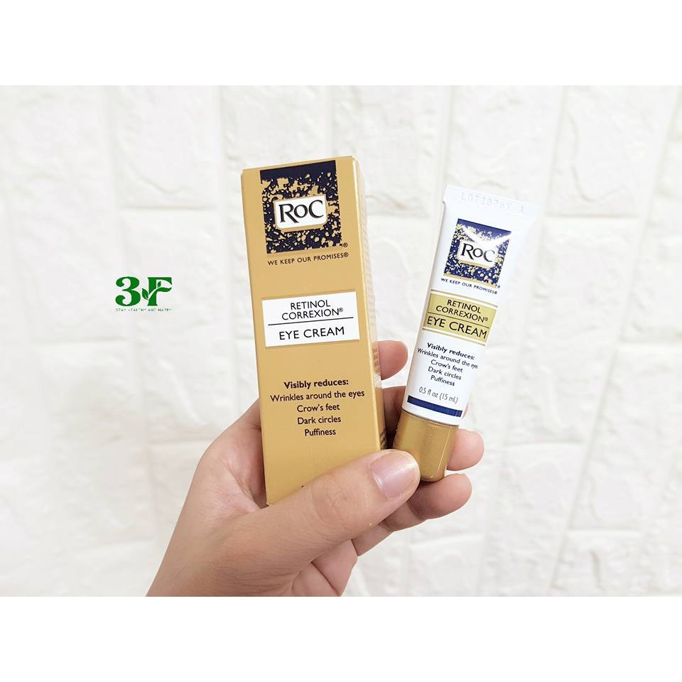 Kem dưỡng mắt roc retinol correxion eye cream 15ml chính hãng