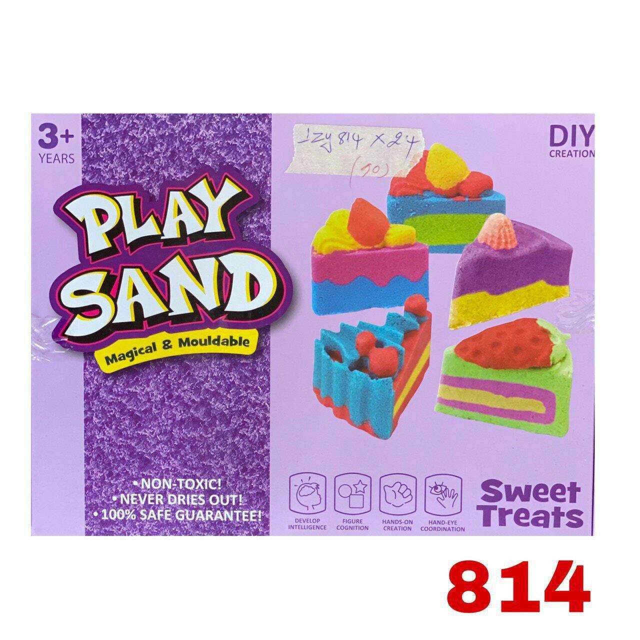 [MUA 2 GIẢM 5%][HCM]Đồ chơi cát động lực nặn play sand mẫu kem cây/bánh kem/xe hơi