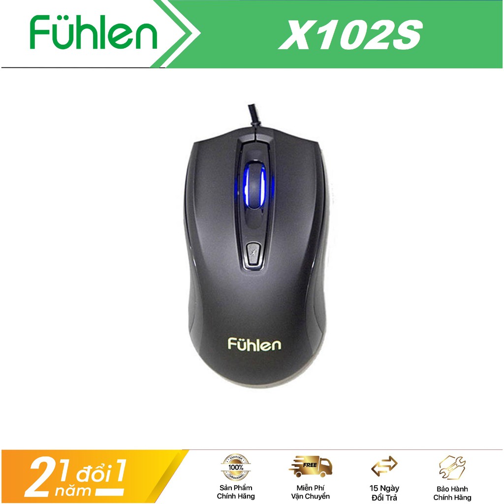 Chuột máy tính Gaming Fuhlen X102S có dây hàng chính hãng Fuhlen bảo hành 24 tháng - Ben Computer Store