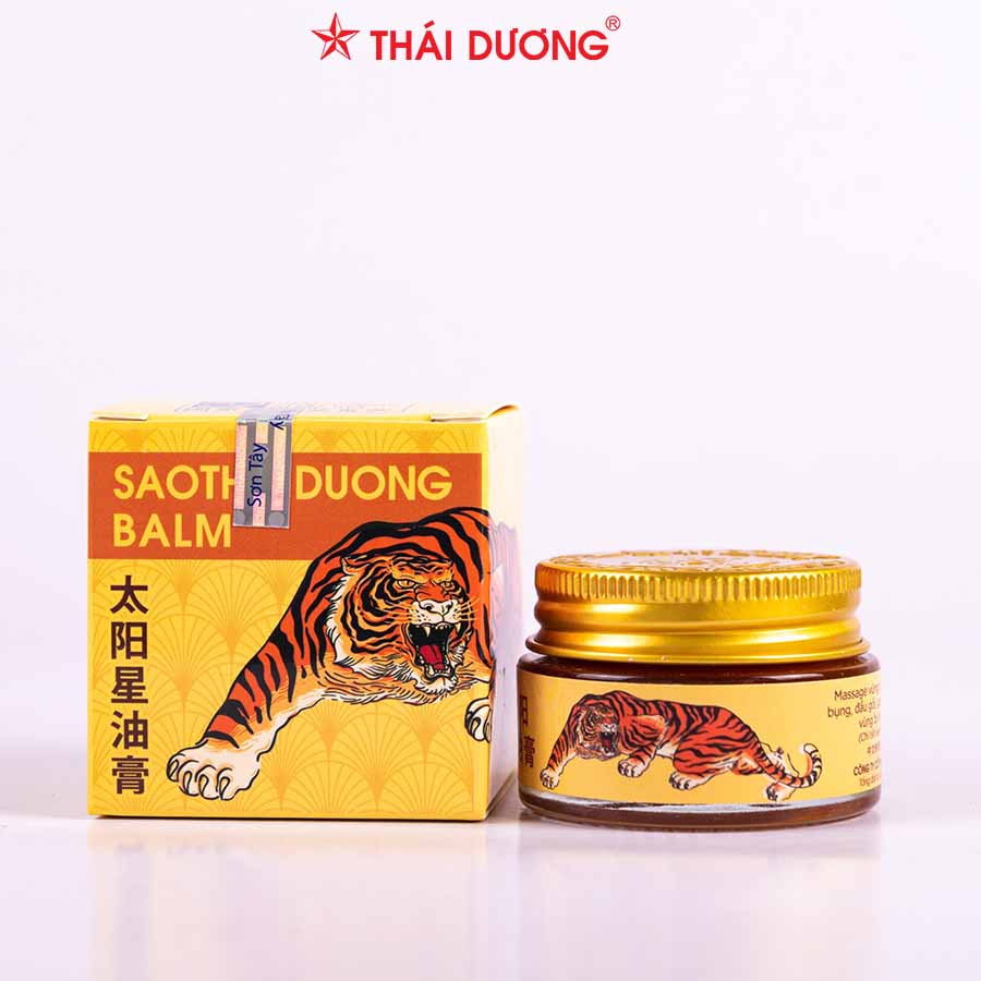 Cao Hổ Sao Thái Dương (SAOTHAIDUONG BALM 18) (Hộp 01 lọ x 20g, đỏ, số 1, Việt Nam) - Sao Thái Dương