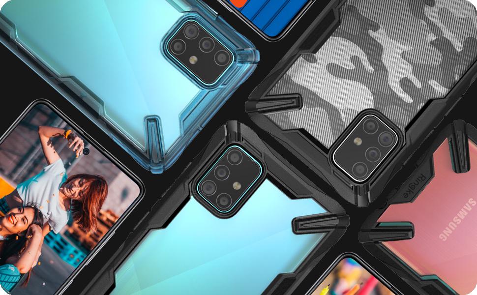 Ốp lưng Galaxy A51 Ringke Fusion X Hàn Quốc (Ringke Fusion X Case for Galaxy A51)