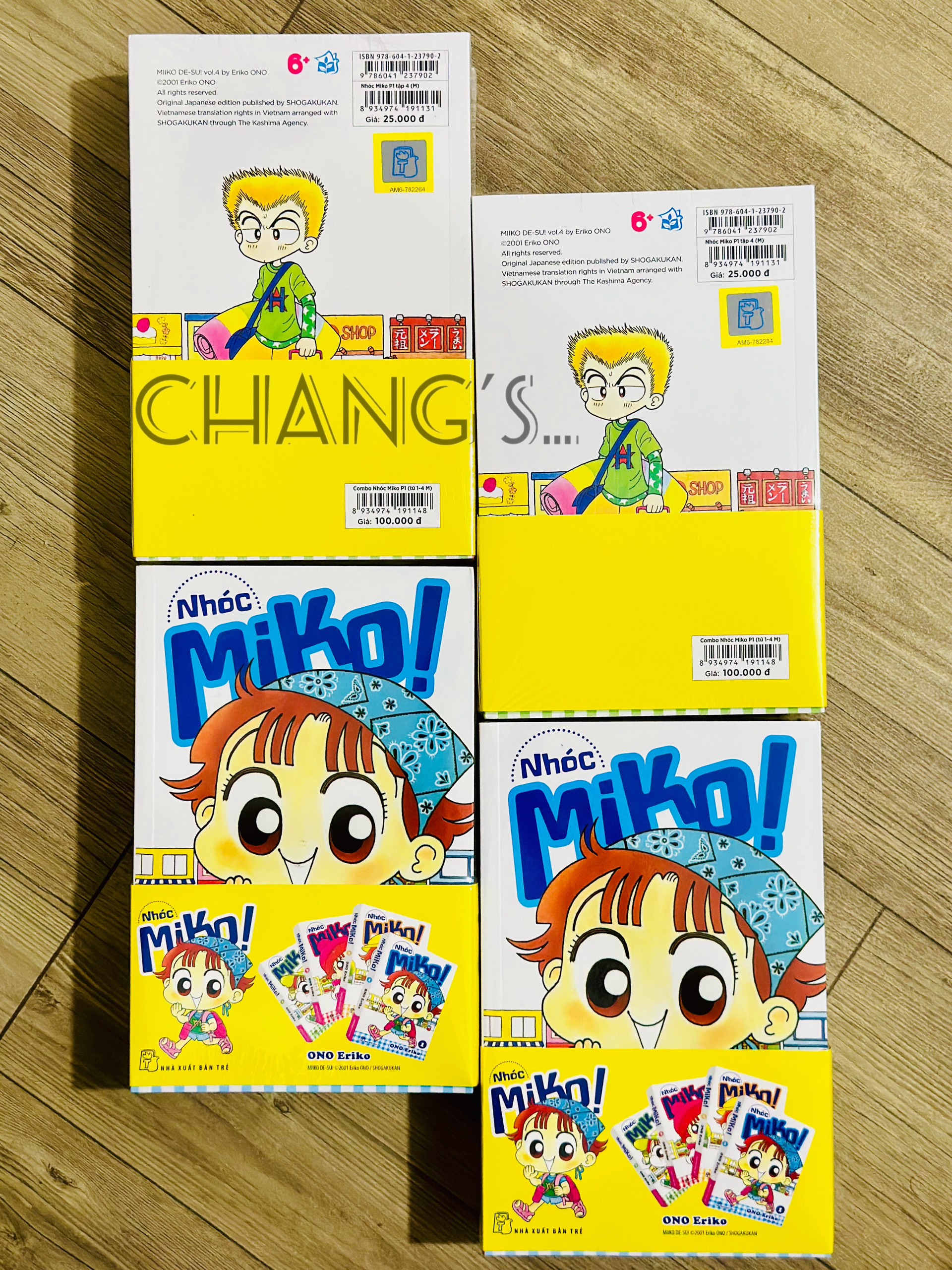 Truyện tranh Nhóc Miko - Combo 4 tập (NXB Trẻ)