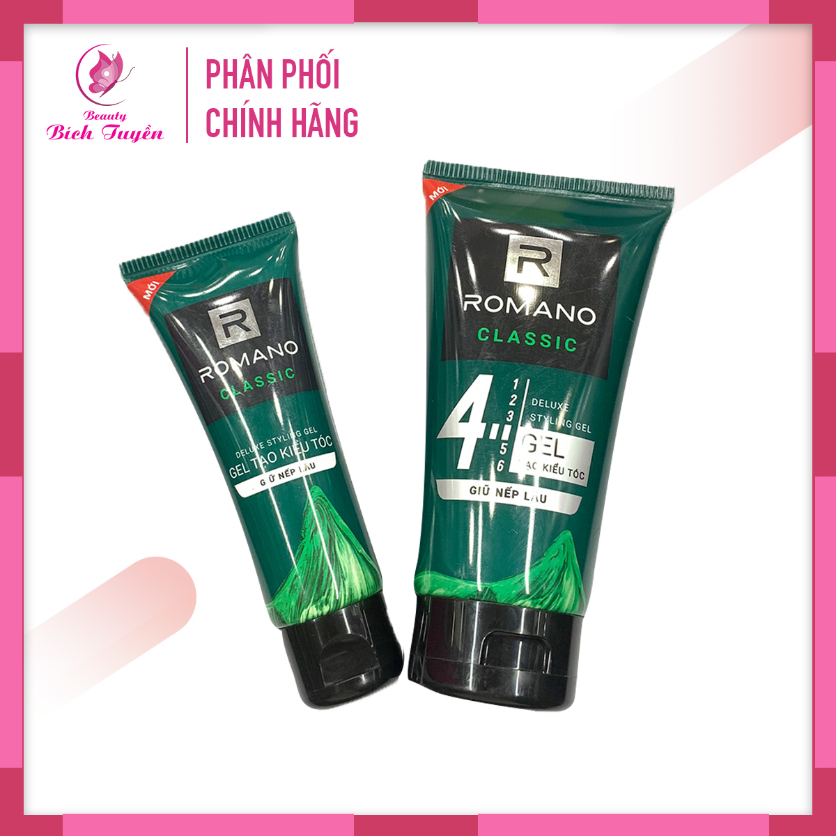 Gel Tạo Kiểu Tóc ROMANO CLASSIC Giữ Nếp Lâu