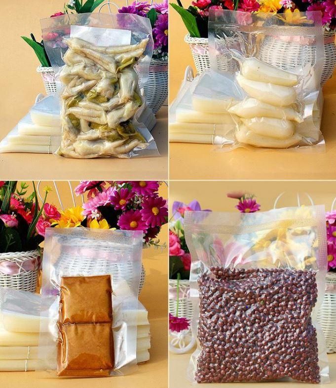 Túi Hút Chân Không Giá Rẻ , Bộ 100 túi hút chân không, Túi hút chân không thực phẩm, giá rẻ nhiều ưu đãi.