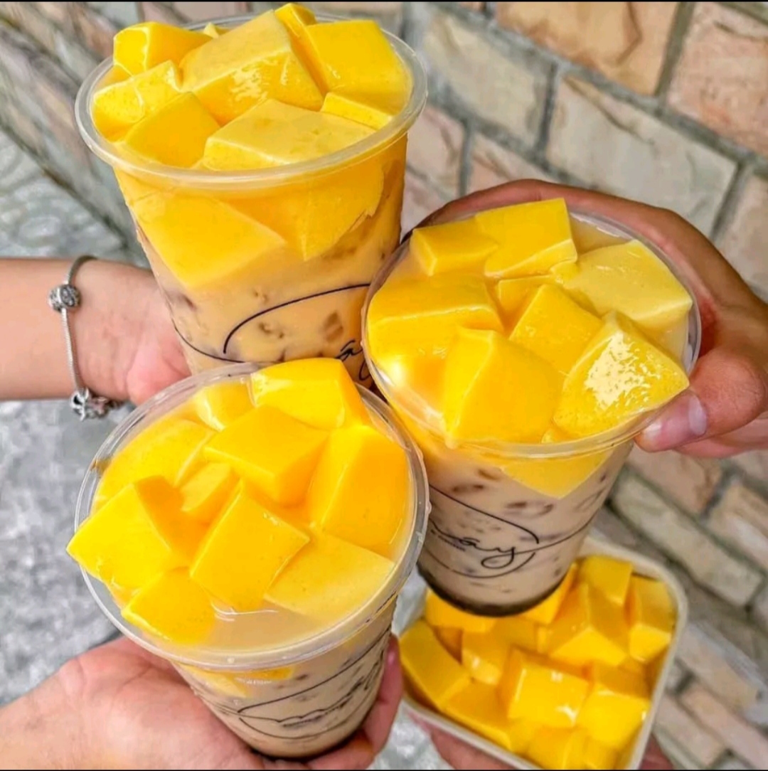 Bột pudding trứng hucha bịch 1kg, nguyên liệu hucha